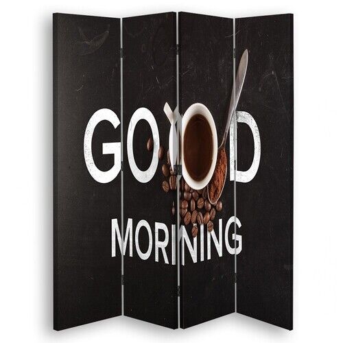 Raumteiler Beidseitig, Guten Morgen - (145x170)