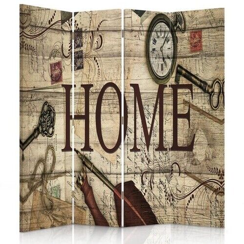 Raumteiler Beidseitig, Home Vintage Komposition - (145x170)
