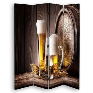 Raumteiler Beidseitig, Bier - (145x170)