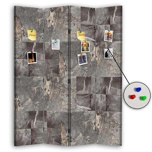 Raumteiler Beidseitig PIN IT, Dezenter Charme - (145x170)