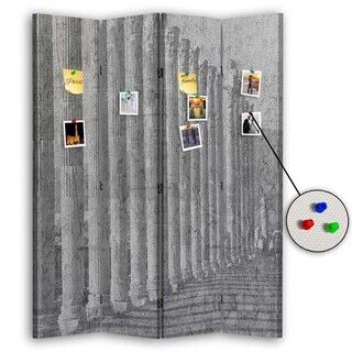 Raumteiler Beidseitig PIN IT, Architektonische Ordnung - (145x170)