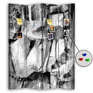 Raumteiler Beidseitig PIN IT, Extravagant Grau - (145x170)