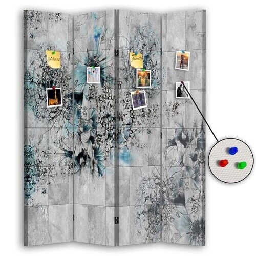 Raumteiler Beidseitig PIN IT, Charme des Friedens - (145x170)