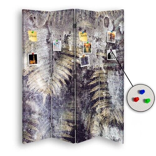 Raumteiler Beidseitig PIN IT, Dynamik der Natur - (145x170)