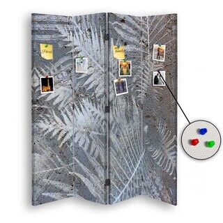 Raumteiler Beidseitig PIN IT, Palm Inspiration - (145x170)