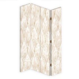 Raumteiler Beidseitig drehbar, Ruhiges Beige - (145x170)