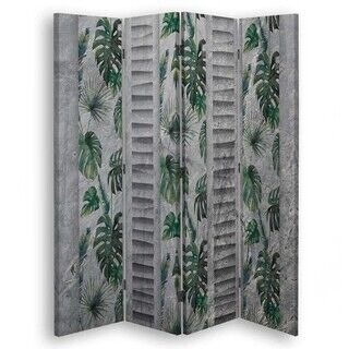 Raumteiler Beidseitig drehbar, Individuelles Design mit Monstera - (145x170)