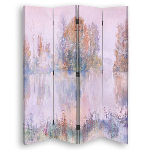 Raumteiler Beidseitig drehbar, Seeblick - (145x170)