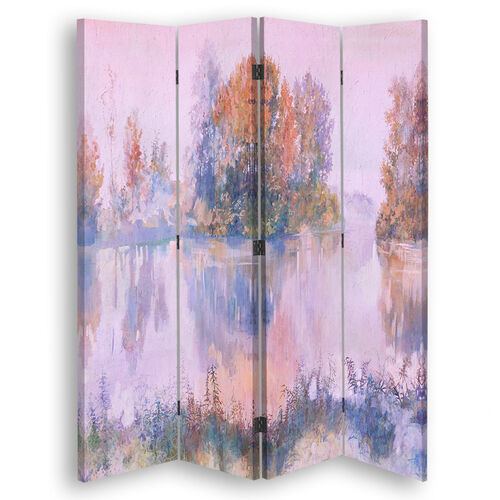 Raumteiler Beidseitig drehbar, Seeblick - (145x170)