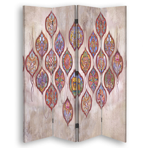 Raumteiler Beidseitig drehbar, Wappensammlung - (145x170)