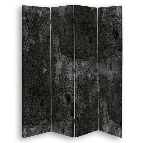 Raumteiler Beidseitig drehbar, Alte Betonwand - (145x170)
