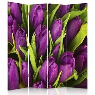 Raumteiler Beidseitig drehbar, Violett von Tulpen - (145x170)
