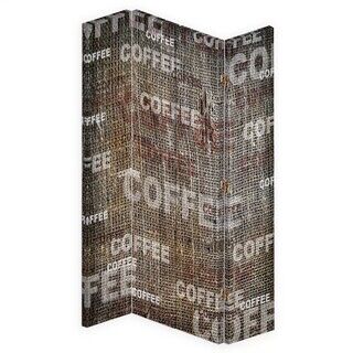 Raumteiler beidseitig drehbar, Kaffee - (145x170)
