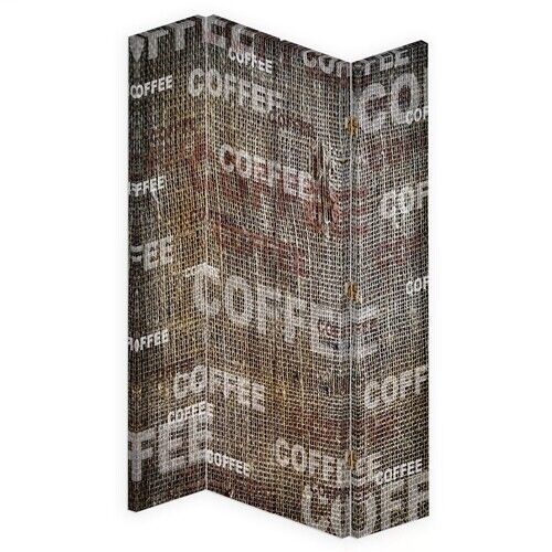 Raumteiler beidseitig drehbar, Kaffee - (145x170)