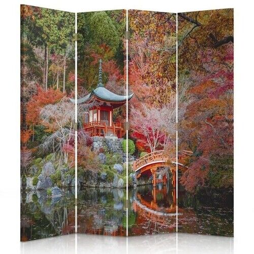 Raumteiler Beidseitig drehbar, Japanischer Stil Garten - (145x170)
