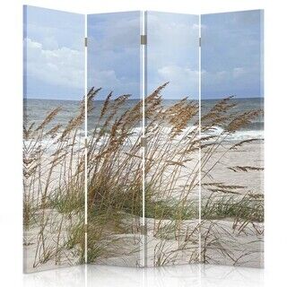 Raumteiler Beidseitig drehbar, Gras am Meer - (145x170)