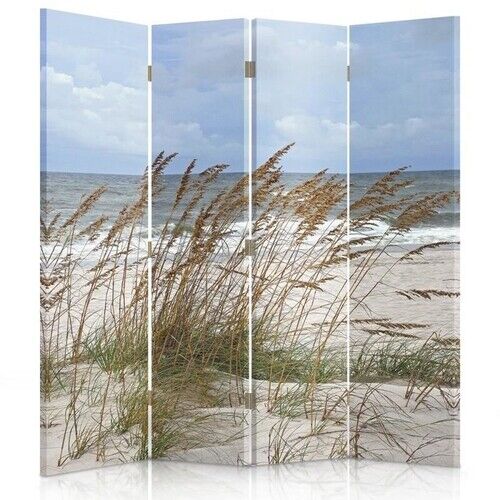 Raumteiler Beidseitig drehbar, Gras am Meer - (145x170)