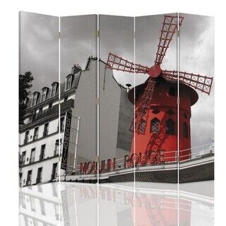 Raumteiler Beidseitig, Moulin Rouge - (180x170)
