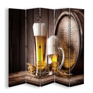 Raumteiler Beidseitig, Bier - (180x170)