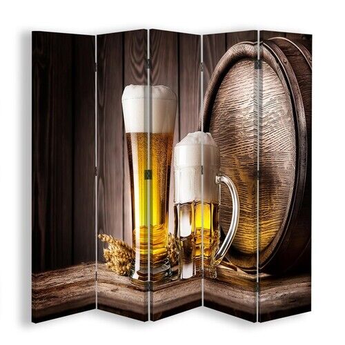 Raumteiler Beidseitig, Bier - (180x170)
