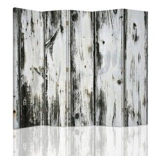 Raumteiler Beidseitig, Alte Planken - (180x170)