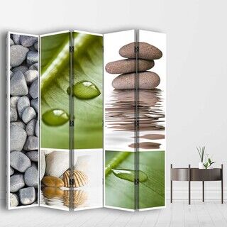 Raumteiler Beidseitig PIN IT, Verschiedene Gesichter des Zen - (180x170)