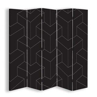 Raumteiler Beidseitig drehbar, Geometrische Formen - (180x170)