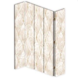 Raumteiler Beidseitig drehbar, Ruhiges Beige - (180x170)