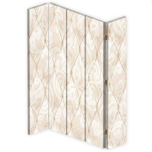Raumteiler Beidseitig drehbar, Ruhiges Beige - (180x170)