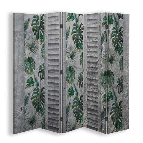 Raumteiler Beidseitig drehbar, Individuelles Design mit Monstera - (180x170)