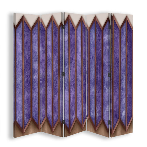 Raumteiler Beidseitig drehbar, 3D-farbige Fenster - (180x170)