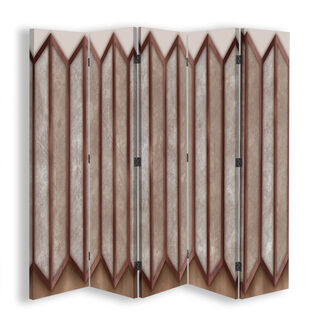 Raumteiler Beidseitig drehbar, 3D farbige Fenster - (180x170)