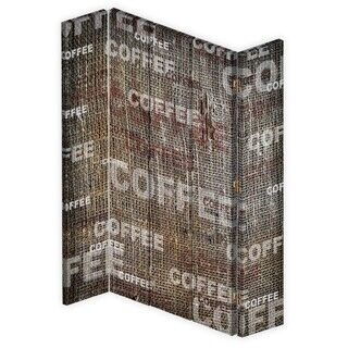 Raumteiler Beidseitig drehbar, Kaffee - (180x170)