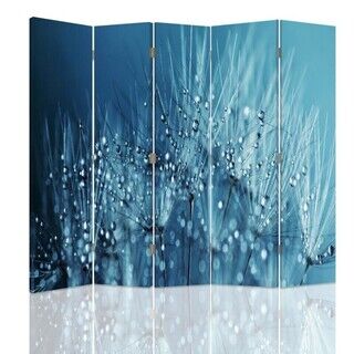 Raumteiler Beidseitig drehbar, Blower in Blau - (180x170)