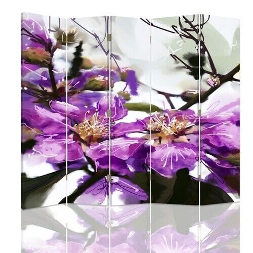 Raumteiler Beidseitig drehbar, Magnetische Blumen - (180x170)