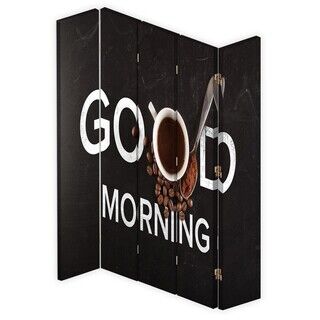 Raumteiler Beidseitig drehbar, Guten Morgen - (180x170)