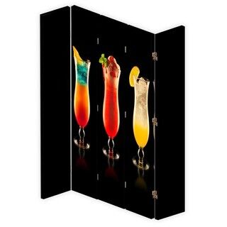 Raumteiler beidseitig drehbar, Cocktails - (180x170)