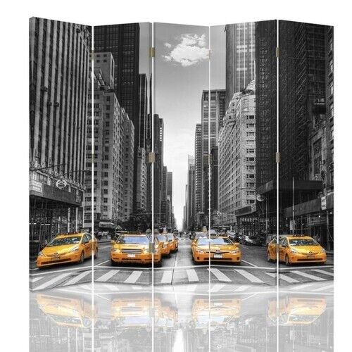 Raumteiler Beidseitig drehbar, New York Taxi - (180x170)