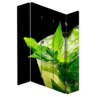 Raumteiler Beidseitig drehbar, Spearmint erfrischend - (180x170)
