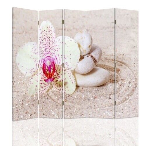 Raumteiler Beidseitig drehbar, Zen Sand - (180x170)