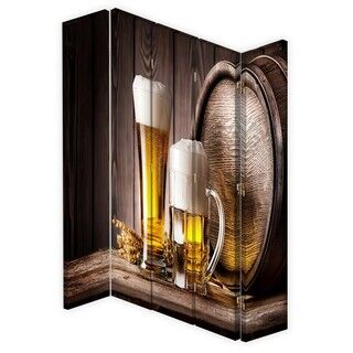 Raumteiler Beidseitig drehbar, Bier - (180x170)