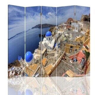 Raumteiler Beidseitig drehbar, Santorini - (180x170)
