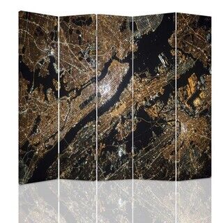 Raumteiler Beidseitig drehbar, Satellitenfoto - (180x170)