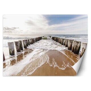 Tapete, Wellen am Strand