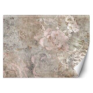 Tapete, Betonrose Beige Rosa