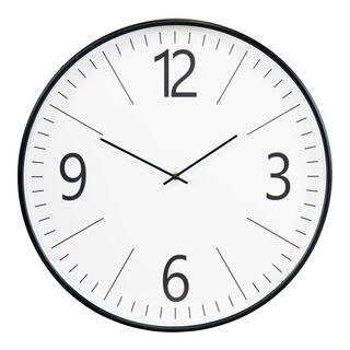 Biel Wanduhr - Wanduhr in Schwarz und Weiß