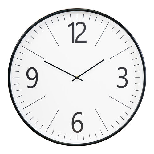 Biel Wanduhr - Wanduhr in Schwarz und Weiß