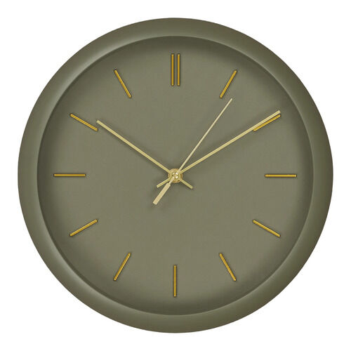 Rossano Wanduhr - Wanduhr, grün, geräuschlos ø30 cm