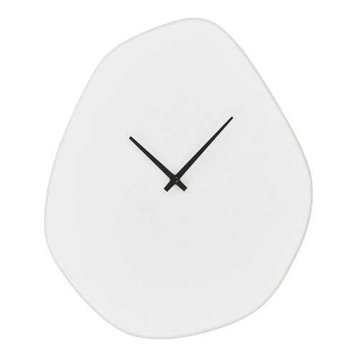 Vienna Wanduhr - Zement, cremeweiß, geräuschlos, 28x33 cm