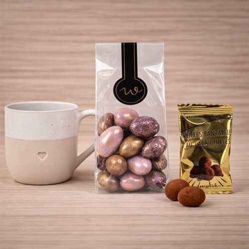 Geschenkkorb für Mama mit Kerzen und Text